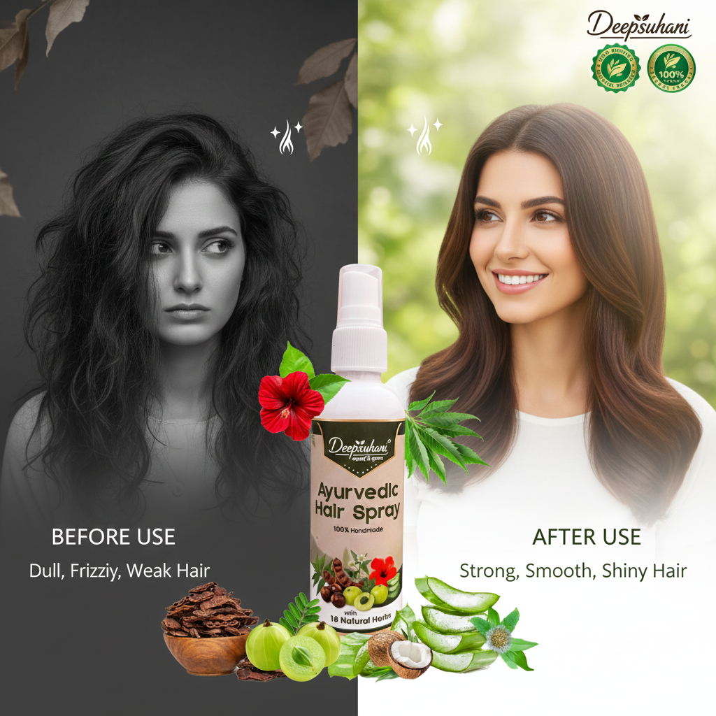 DeepSuhnani 18 Herbs Ayurvedic Hair Spray