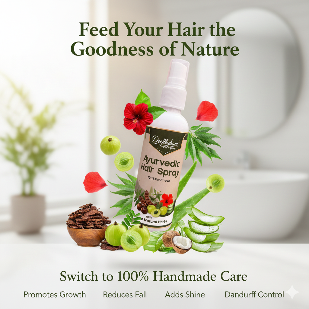 DeepSuhnani 18 Herbs Ayurvedic Hair Spray